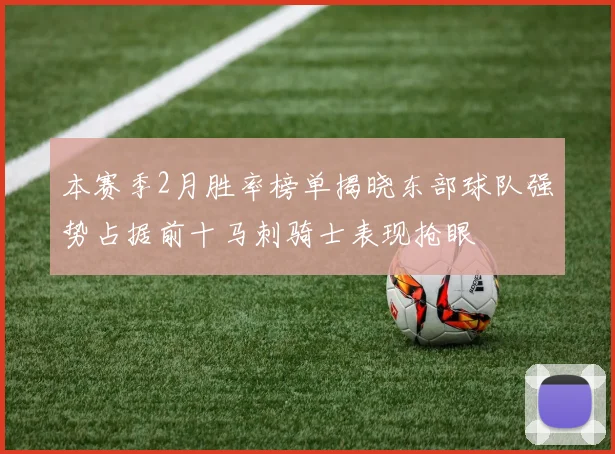 本赛季2月胜率榜单揭晓东部球队强势占据前十马刺骑士表现抢眼